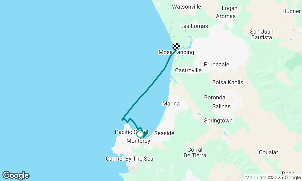 Monterey to moss landing