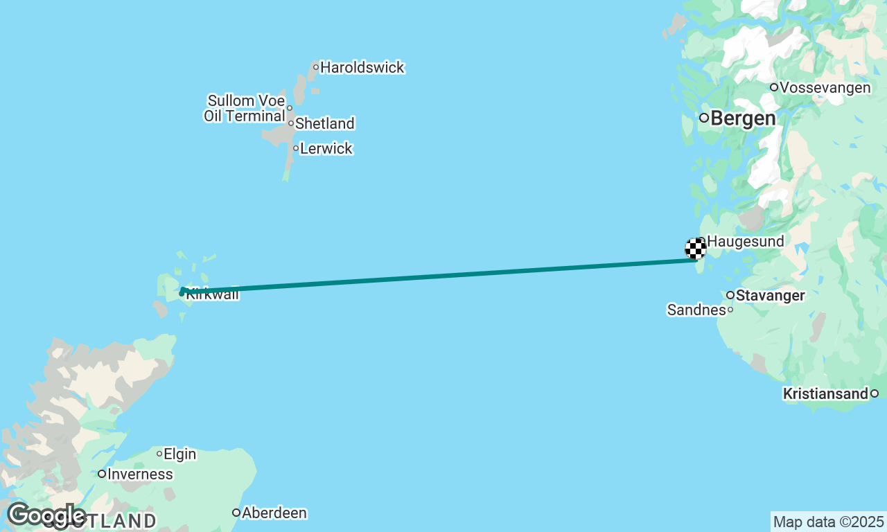 Voyage map