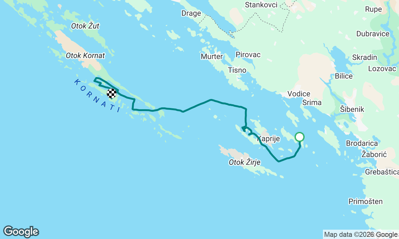 zlarin to kornati 