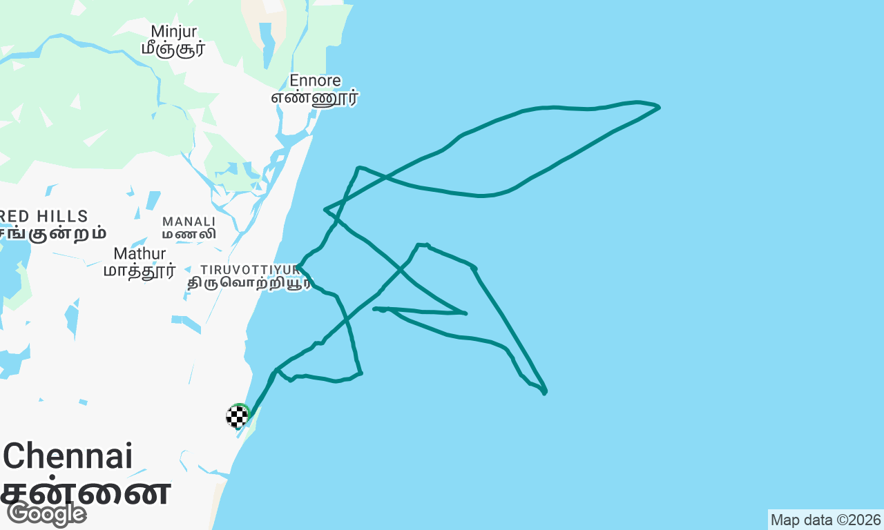 Voyage map