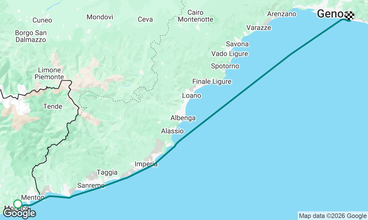 Voyage map