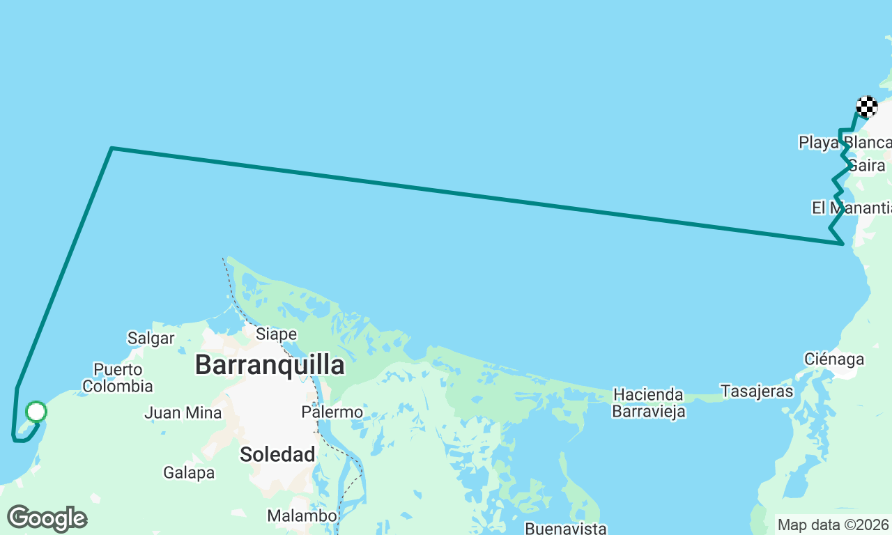 Puerto Velero to Santa Marta