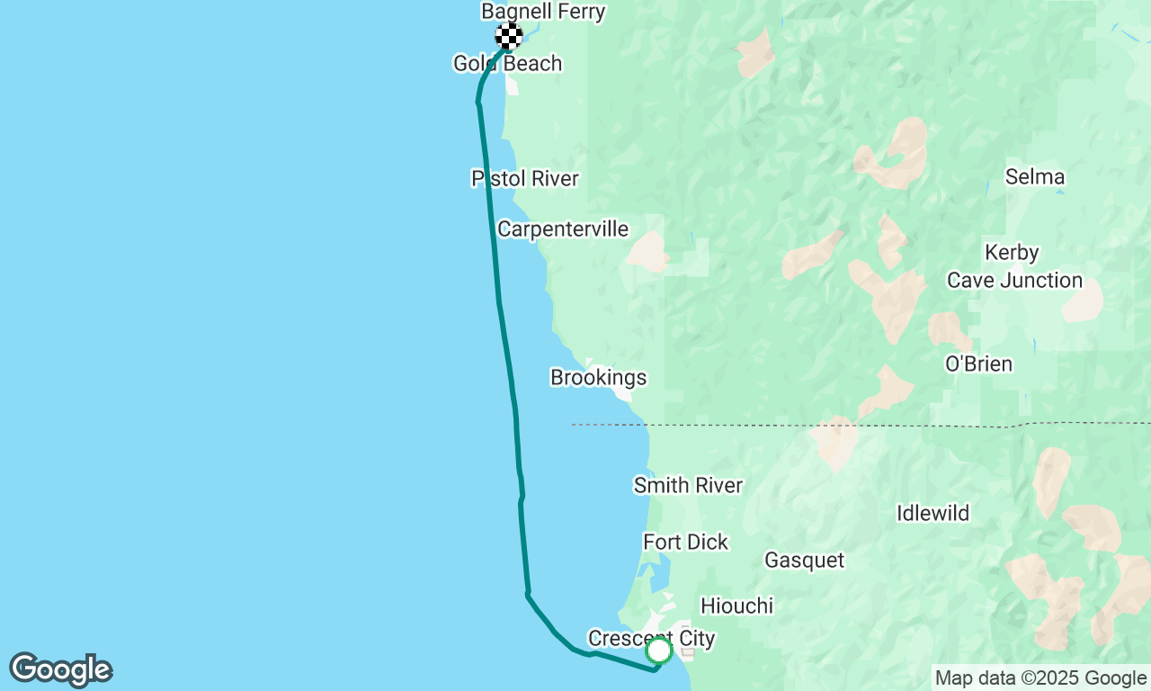 Crescent City to Gold Beach