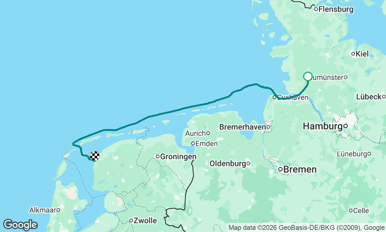 Hochdonn to Harlingen