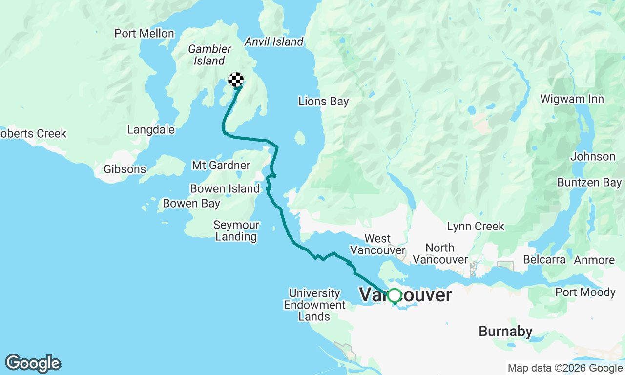 Voyage map