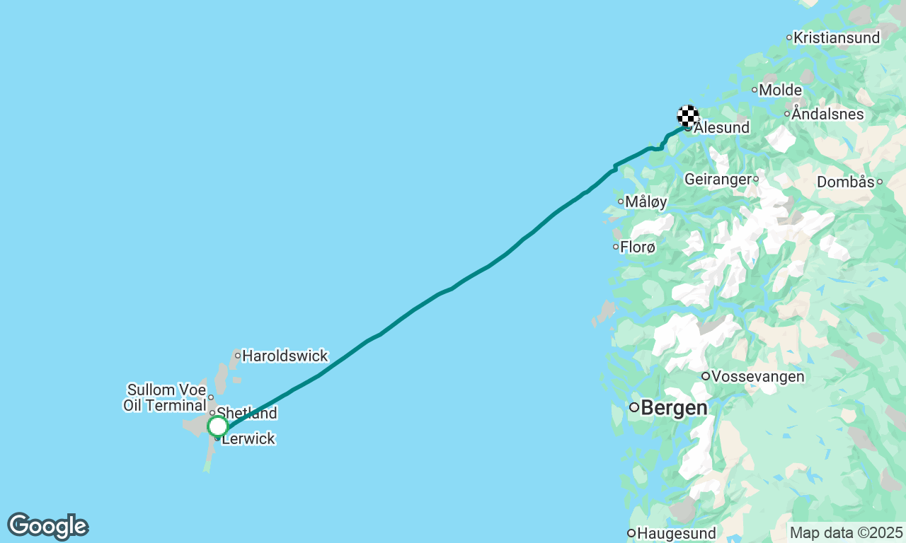 Shetland to Norway 