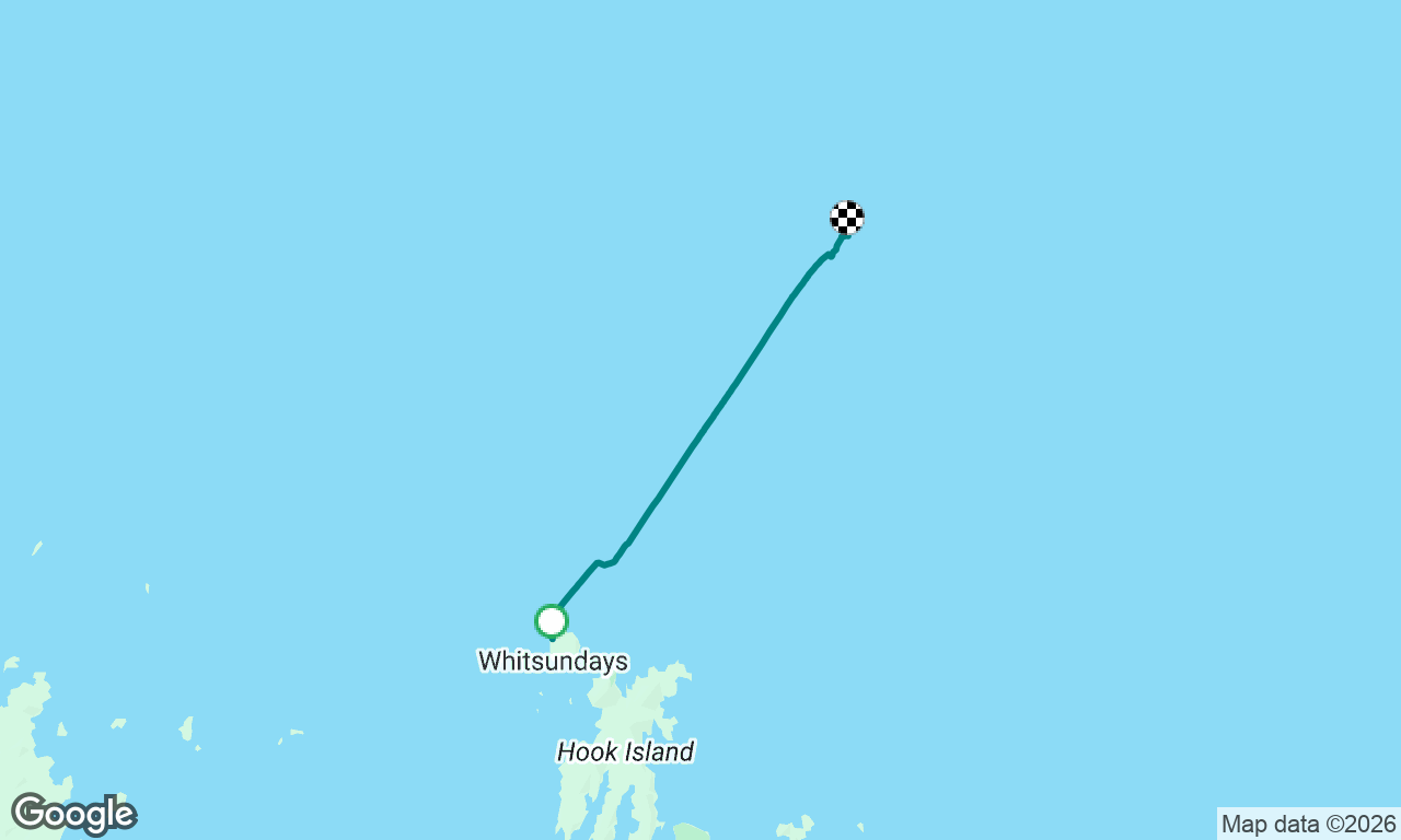 Blue Pearl bay, Hayman Is to Bait reef