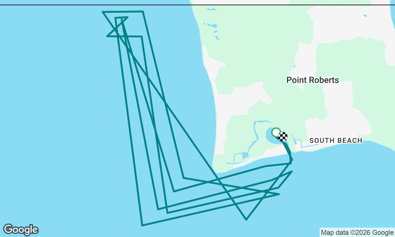 Autumn Saturday race series one Volti 34 feet sailing boat. End up second position on both two courses. Light wind and then increased wind