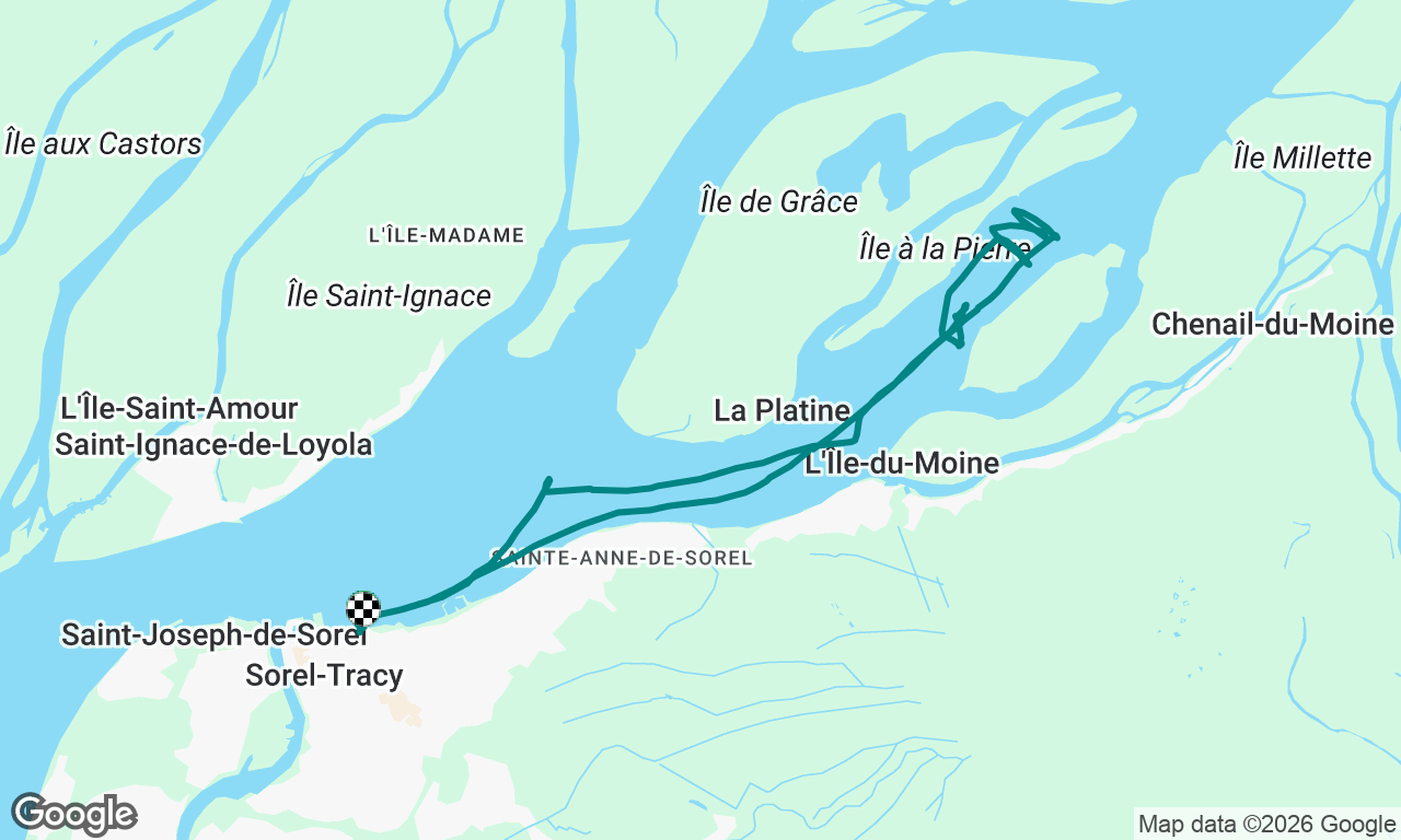 Voyage map