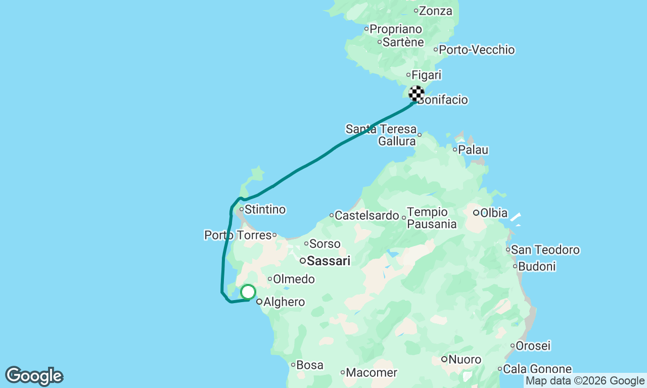 Voyage map