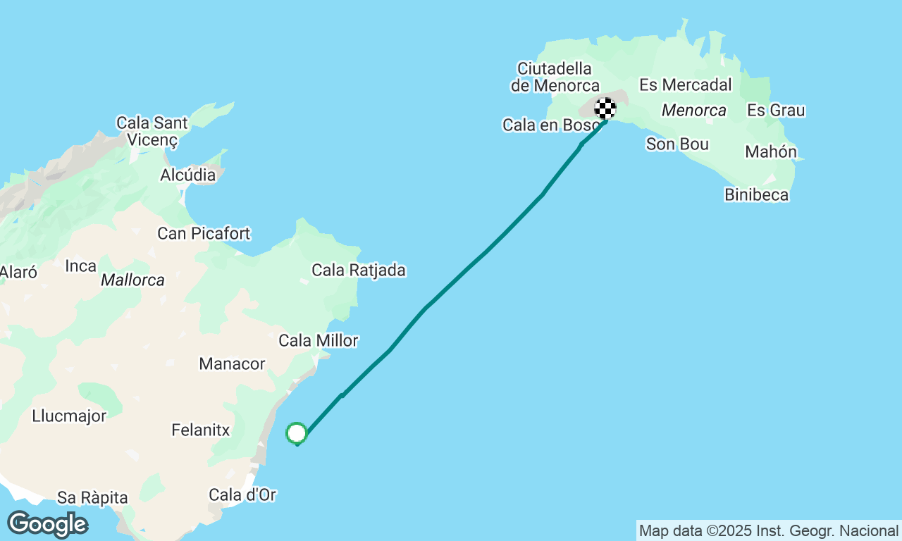 Llegamos a Menorca!!