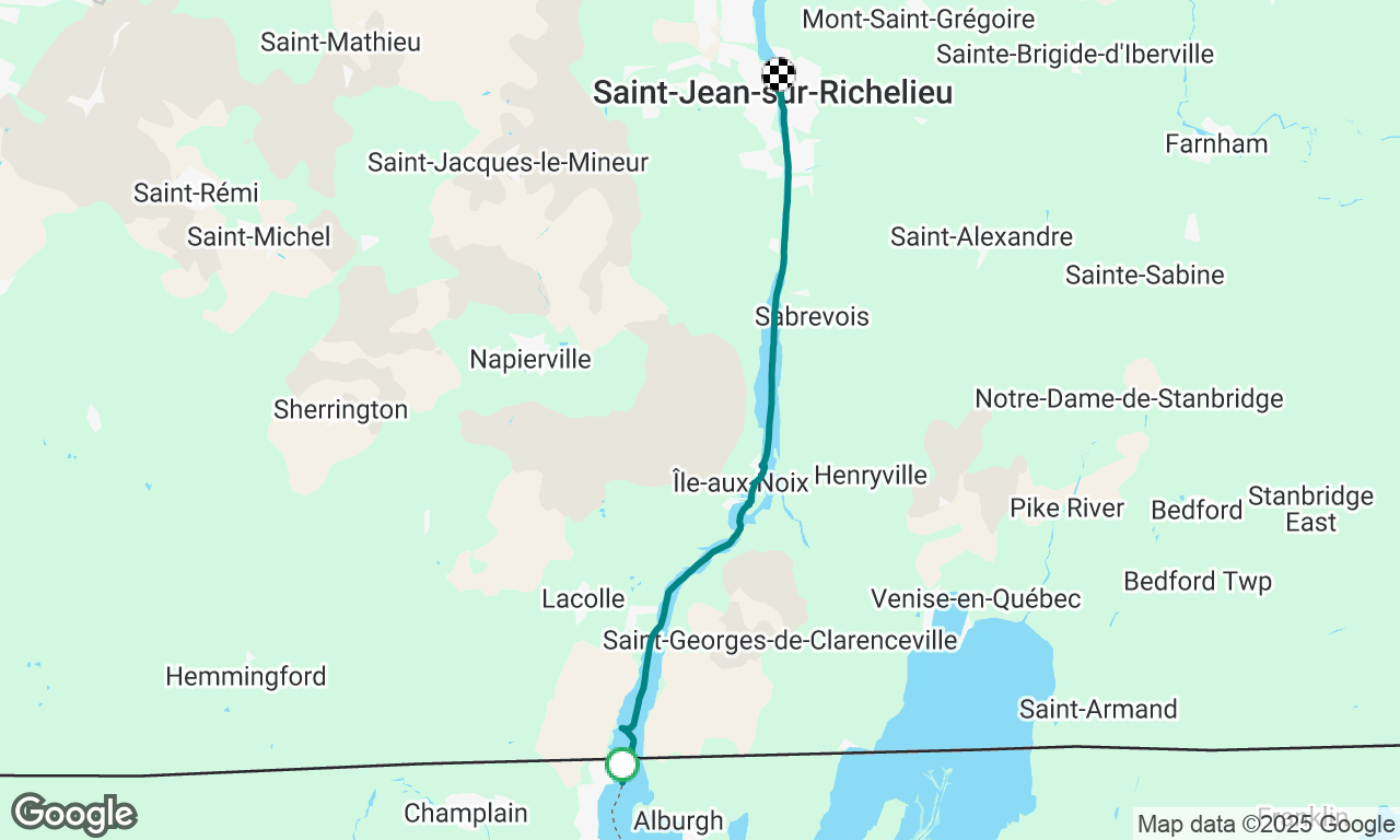 Convoyage Rouses Point -> St-Jean-Richelieu 🛥️
