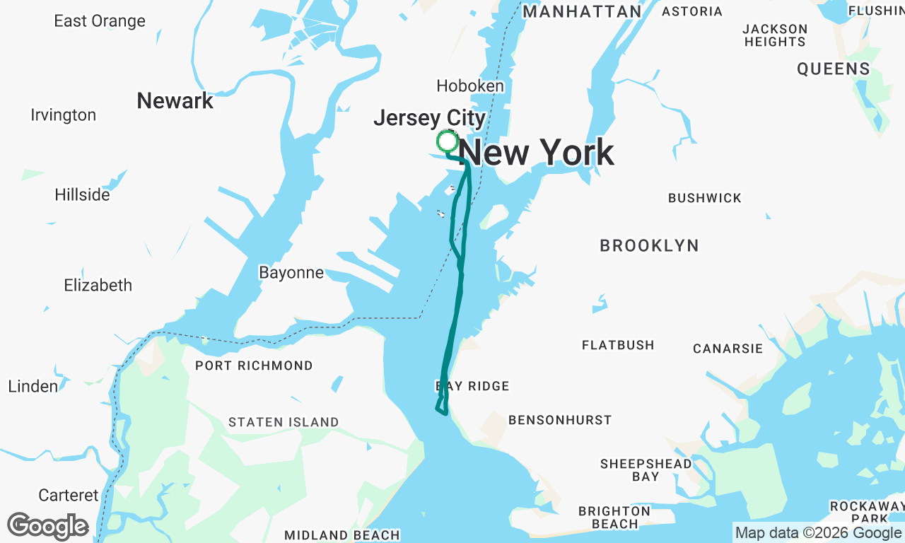 Voyage map