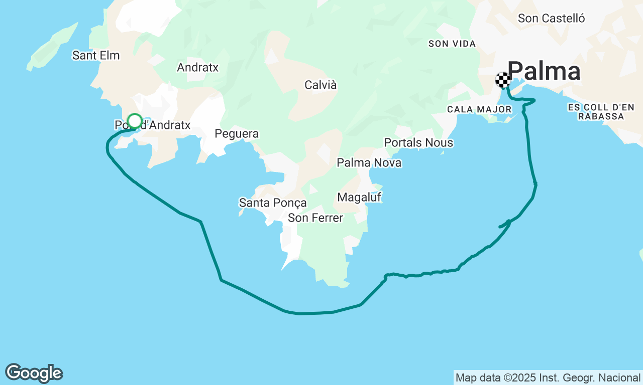 Voyage map