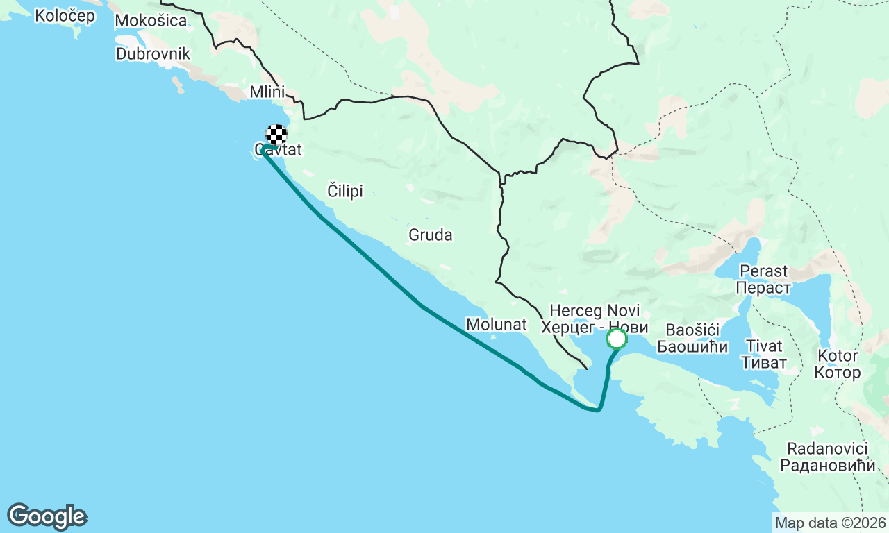 Herceg Novi to Cavtat