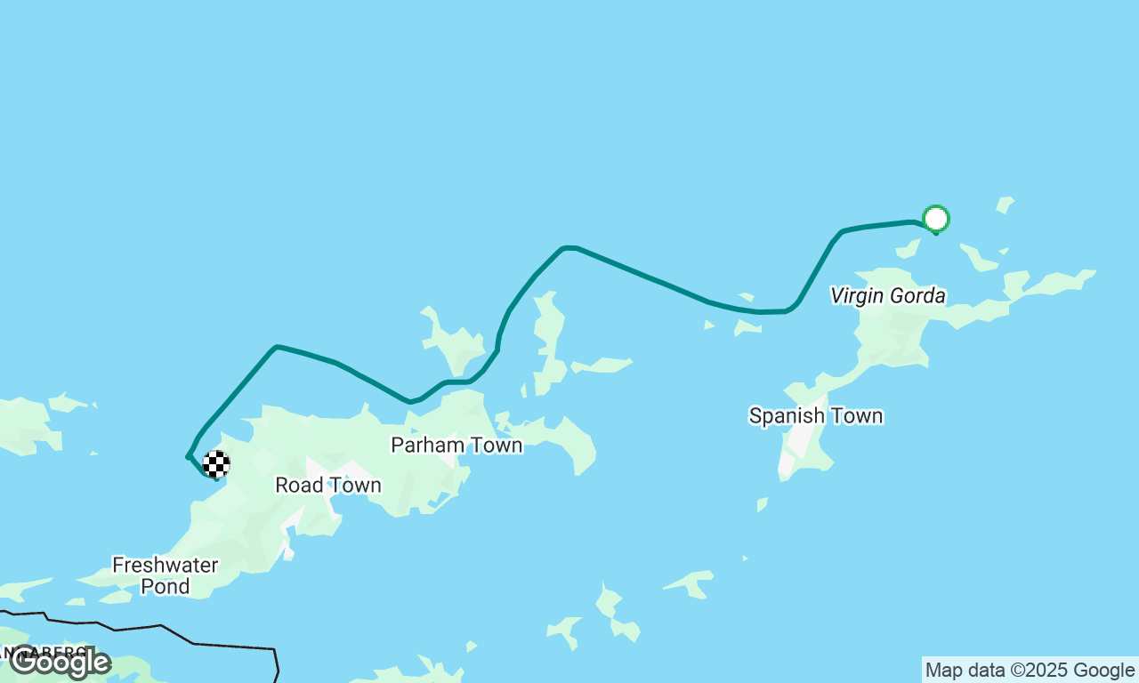 Saba Rock to Cane Garden Bay