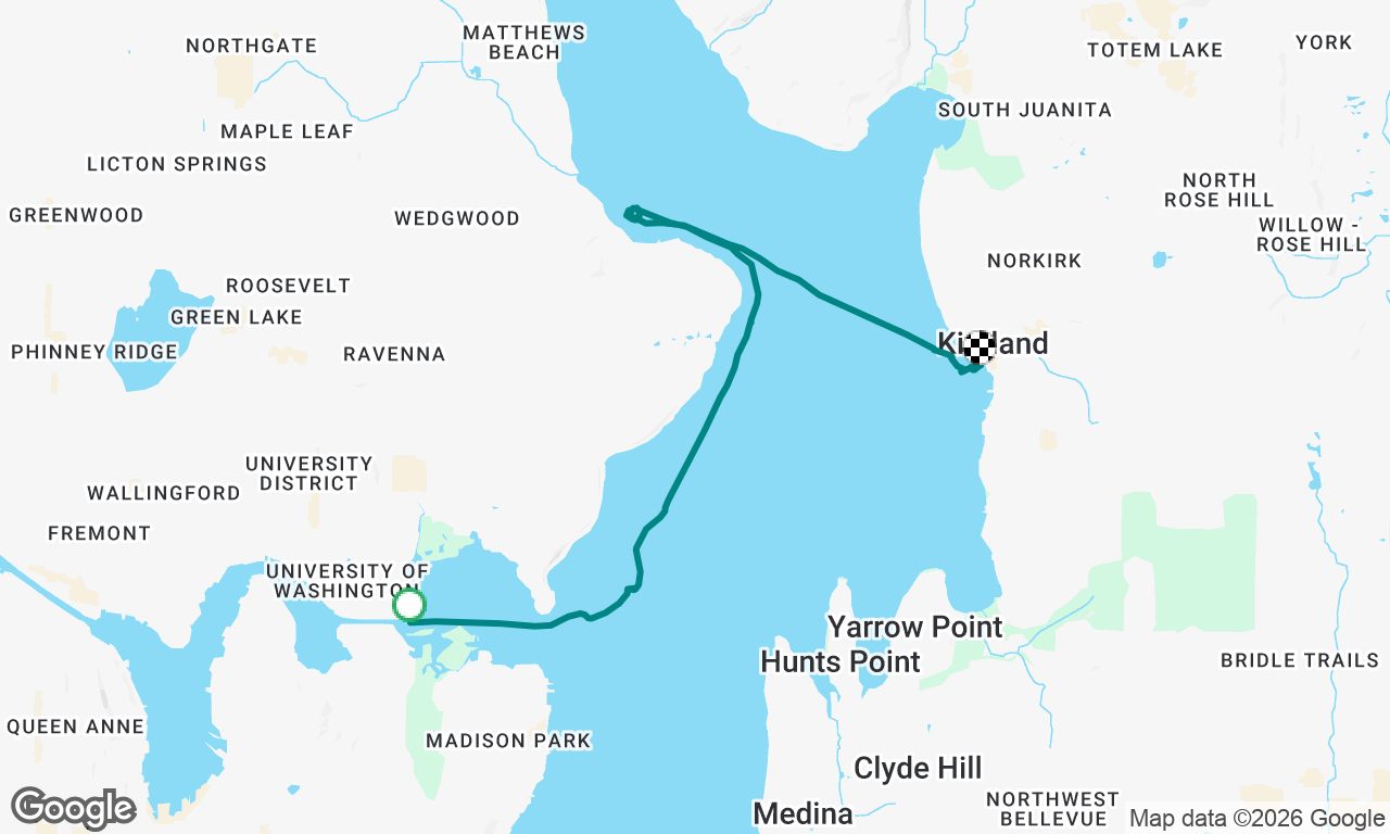 Agua Verde to Kirkland 