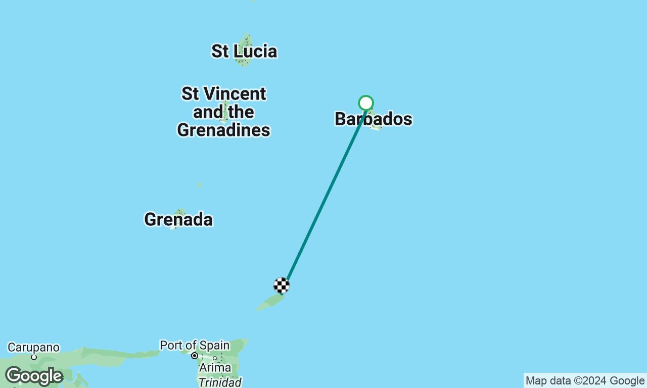 Barbados to Charlotteville, Tobago