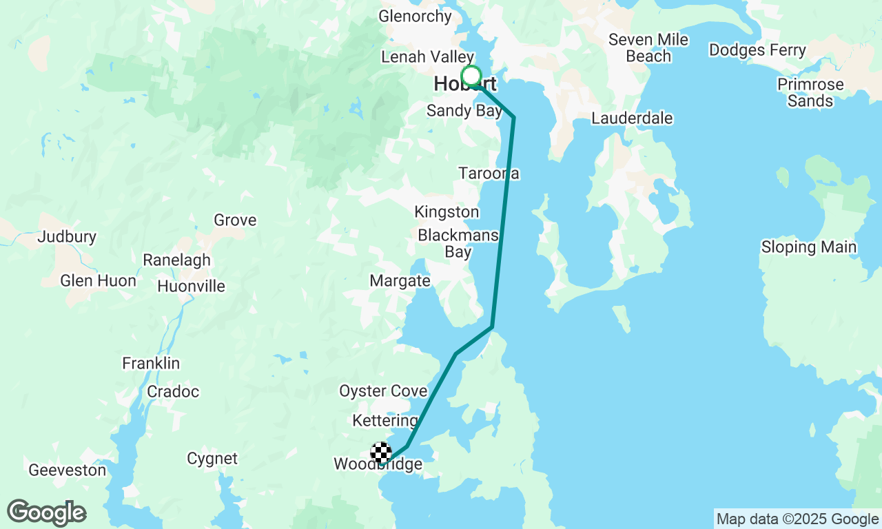 Windeward Bound, Hobart to Woodbridge, 6th Feb