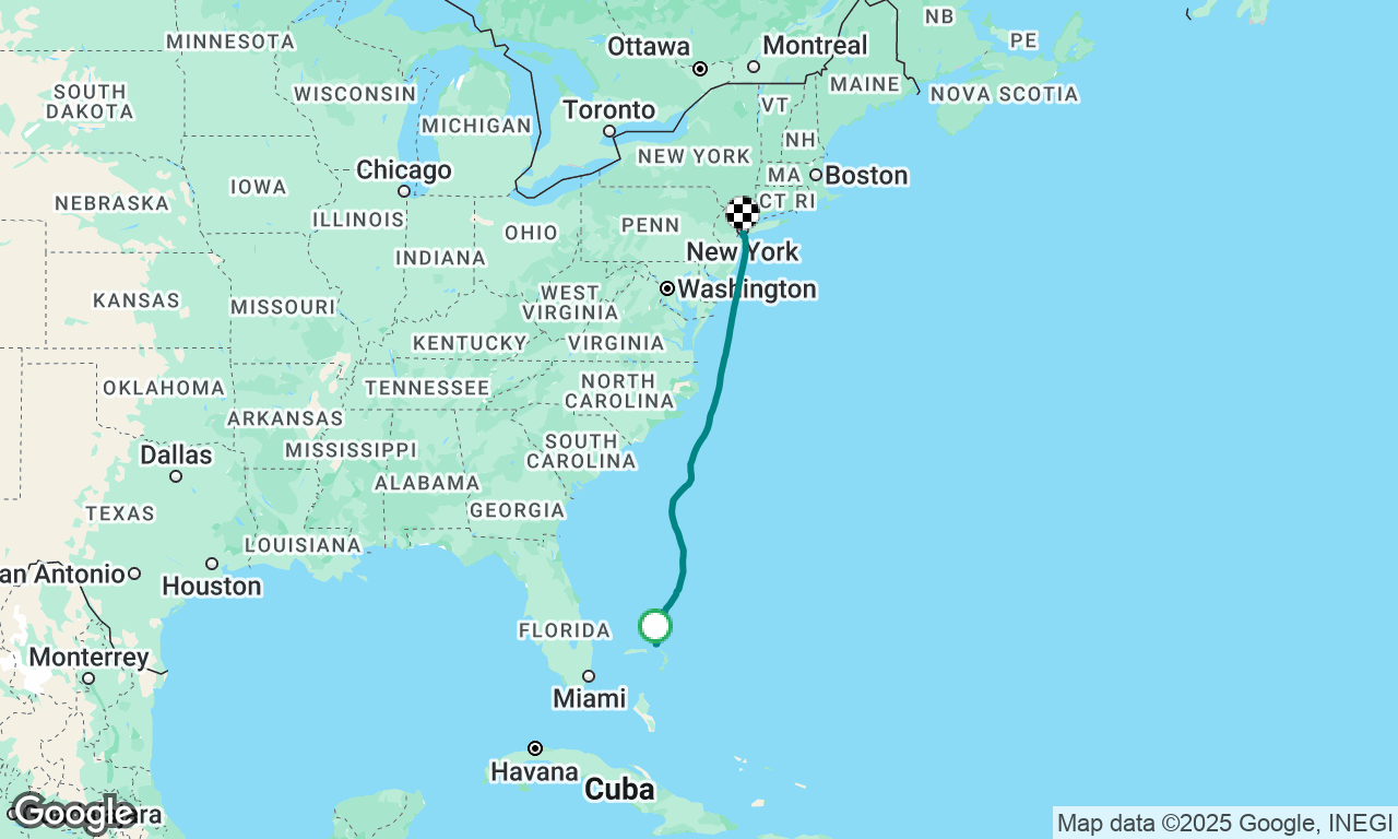 Bahamas to NYC