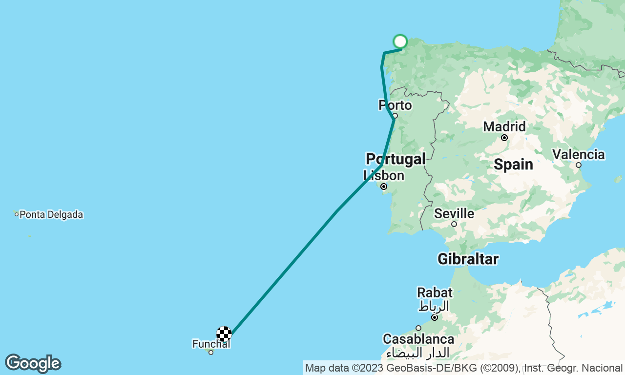 A Coruña - Porto Santo
