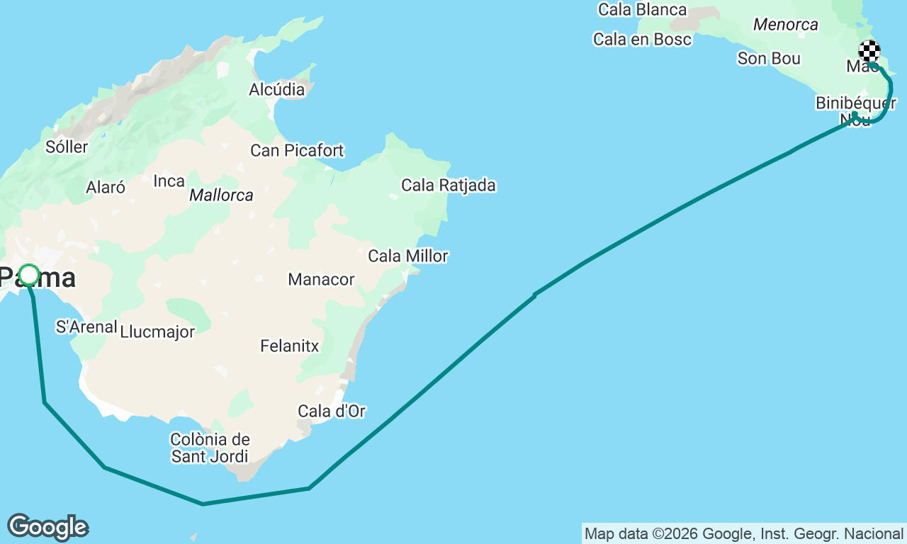 Palma to Mao