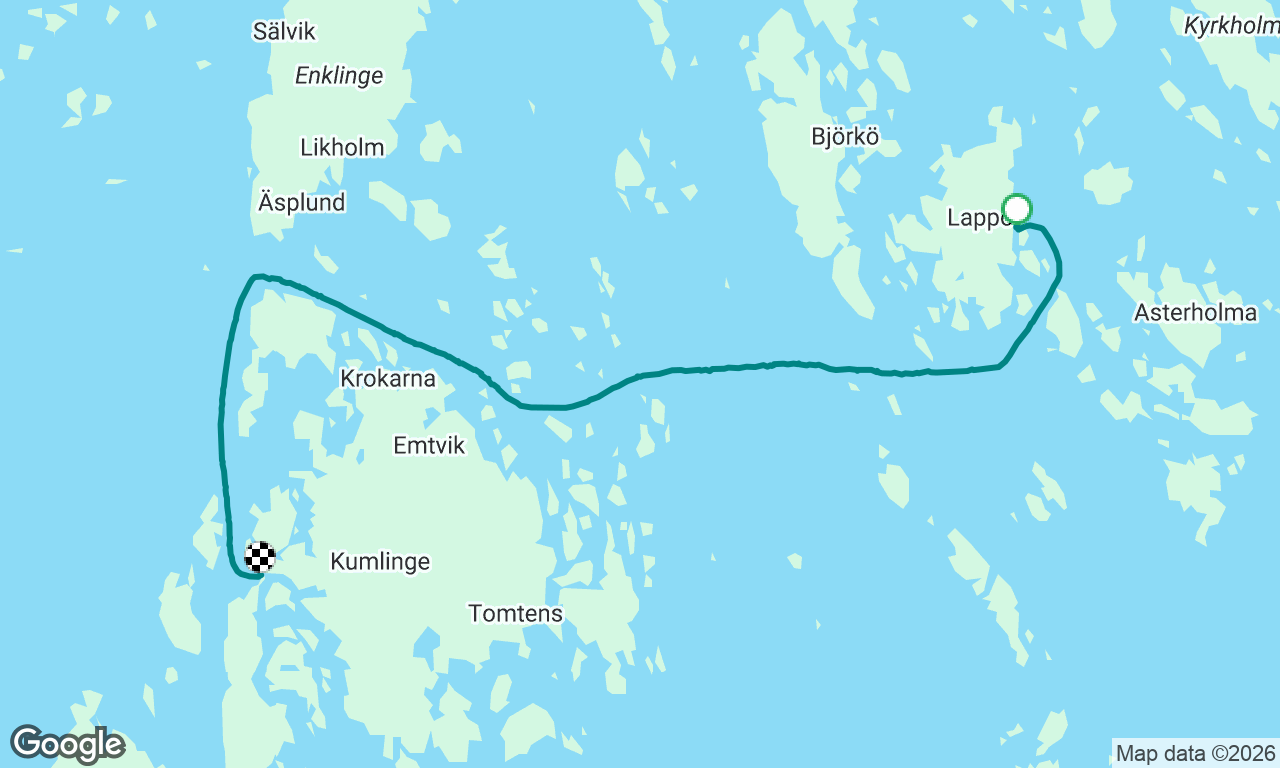 Voyage map