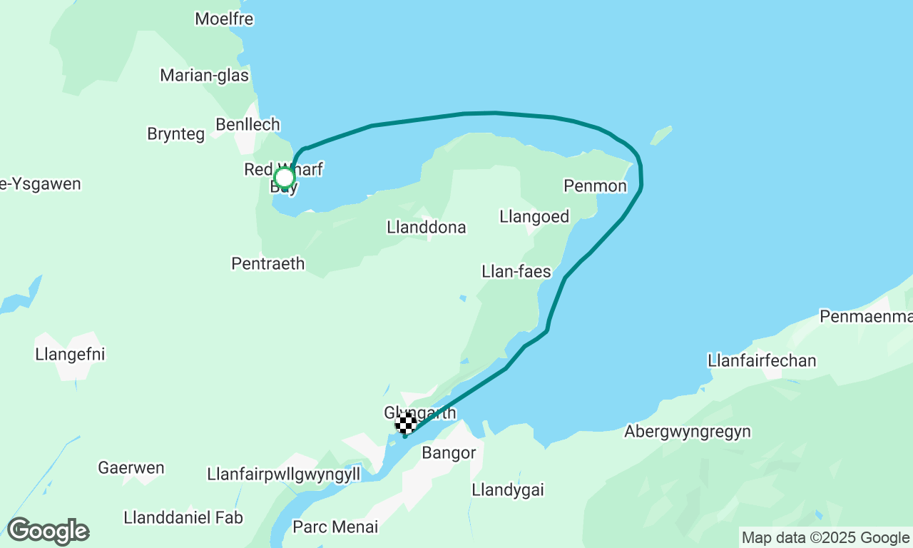 Red Wharf Bay to Menai Bridge