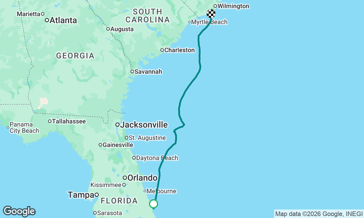 Voyage map