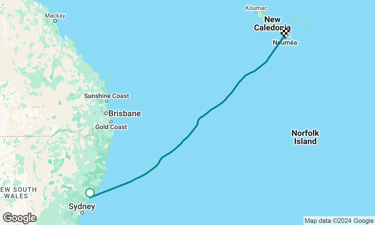 Sydney to Noumea