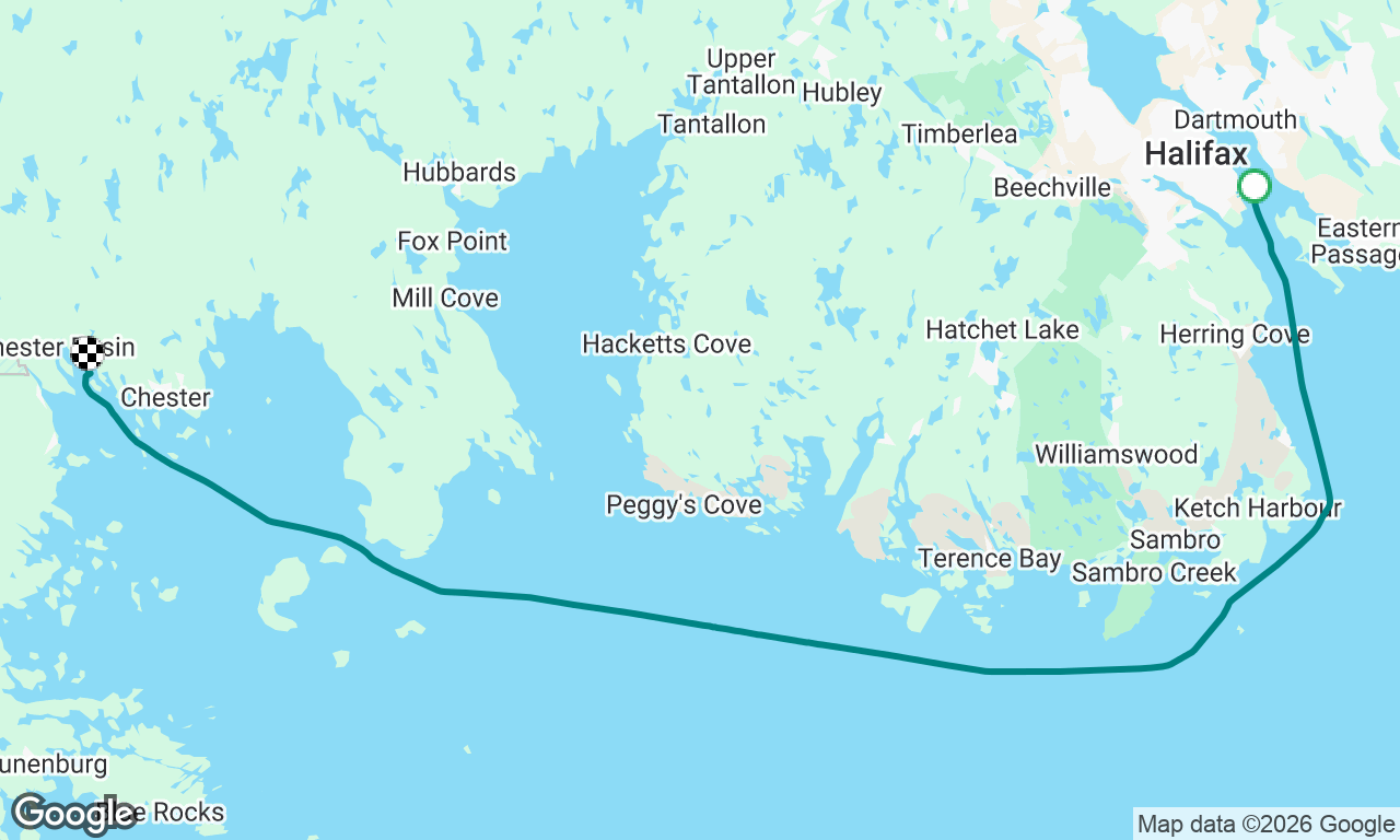 Voyage map