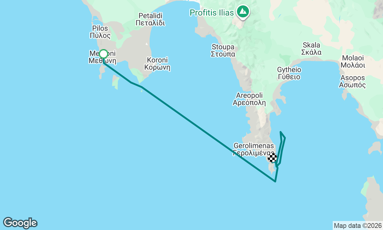 Voyage map