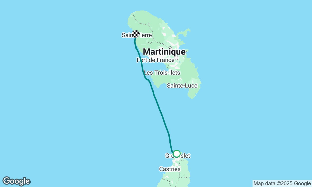 Saint Lucia to Sint Martin
Day 1 St Lucia to Martinique