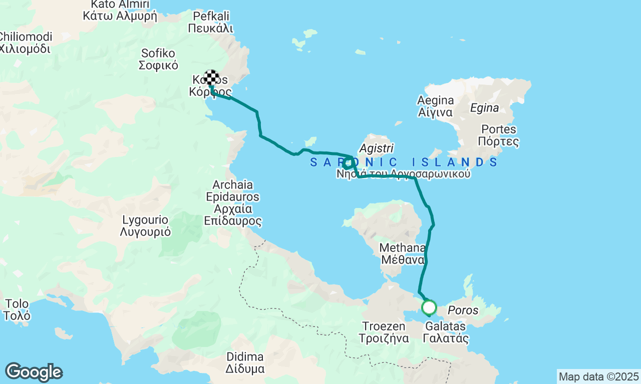 Poros to Korfus