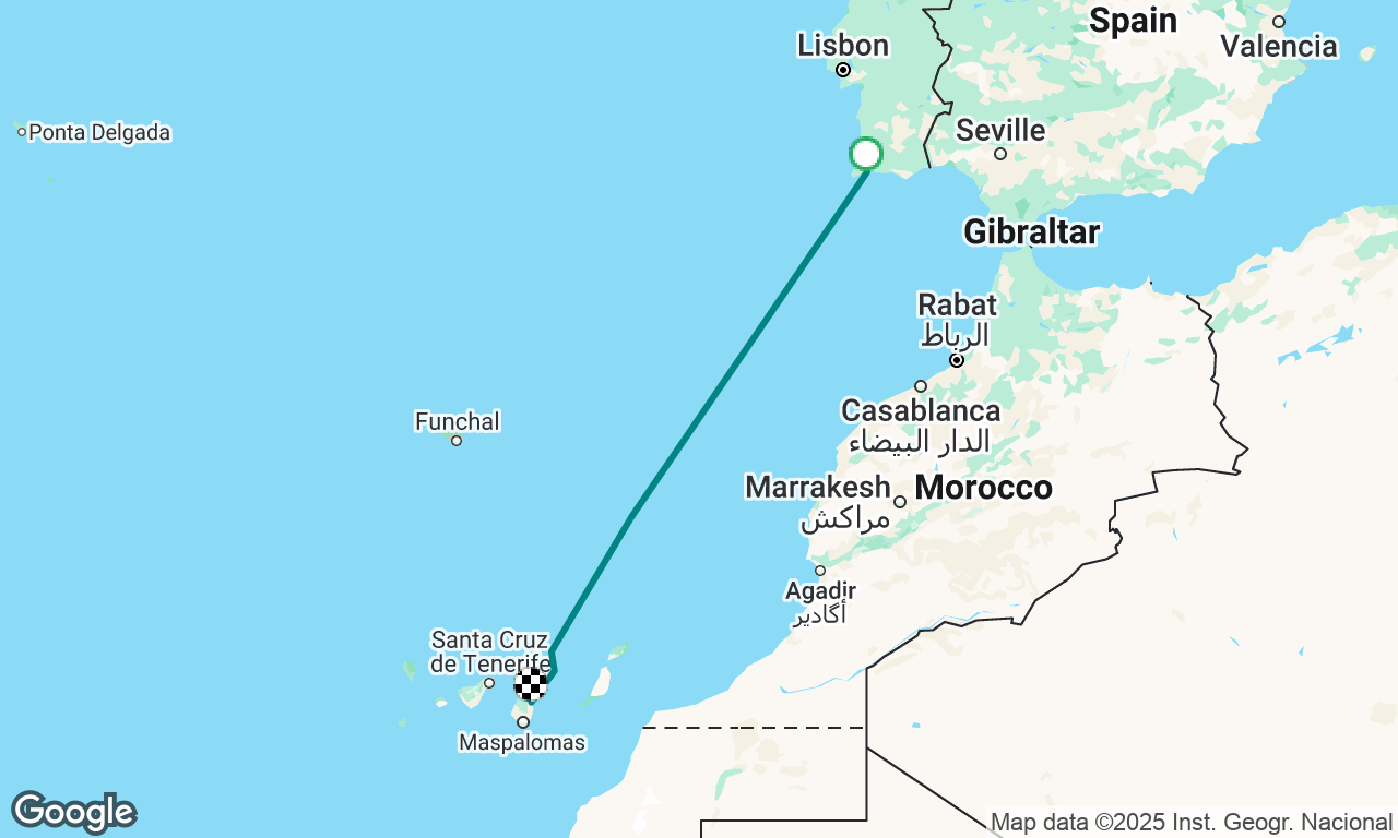 Lagos to Las Palmas