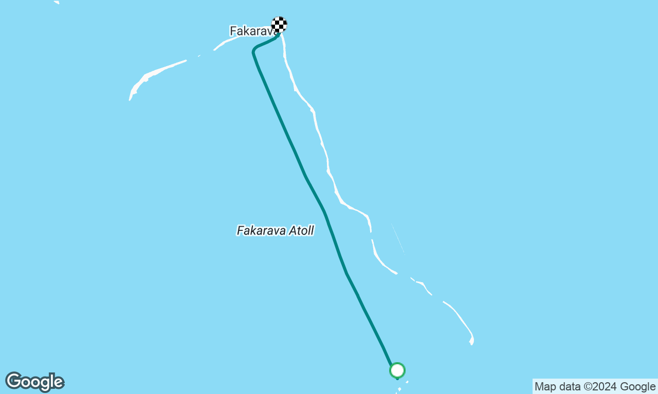 South to North of Fakarava