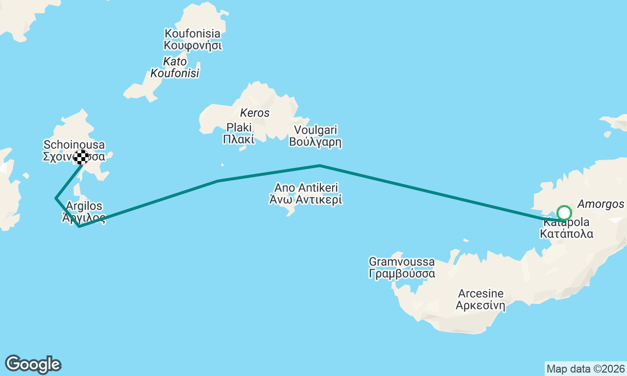 Voyage map