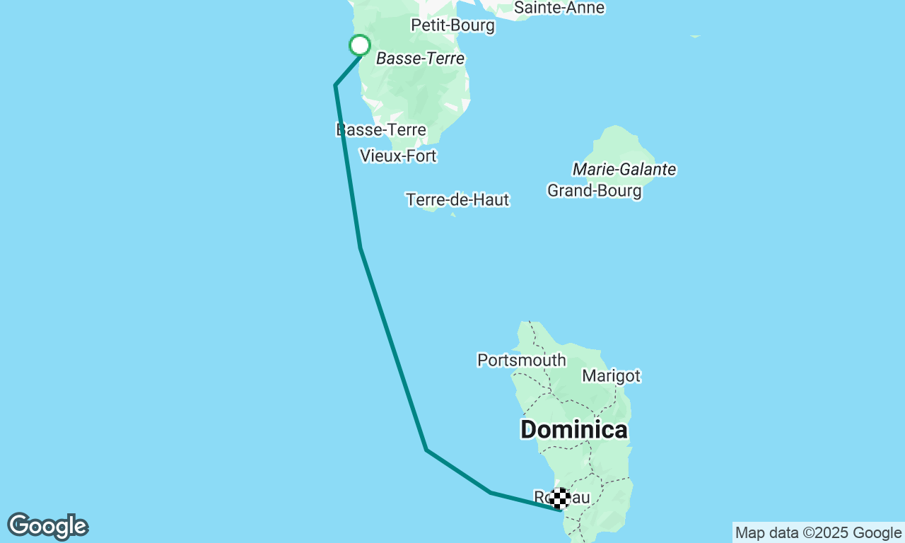 Guadeloupe (Boullainte) / Dominica (Roseau)
