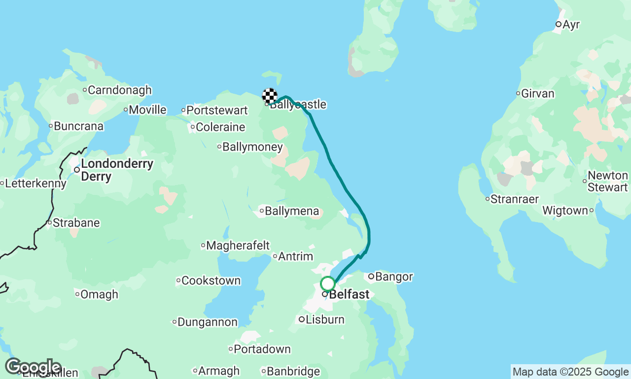 Belfast to Ballycastle