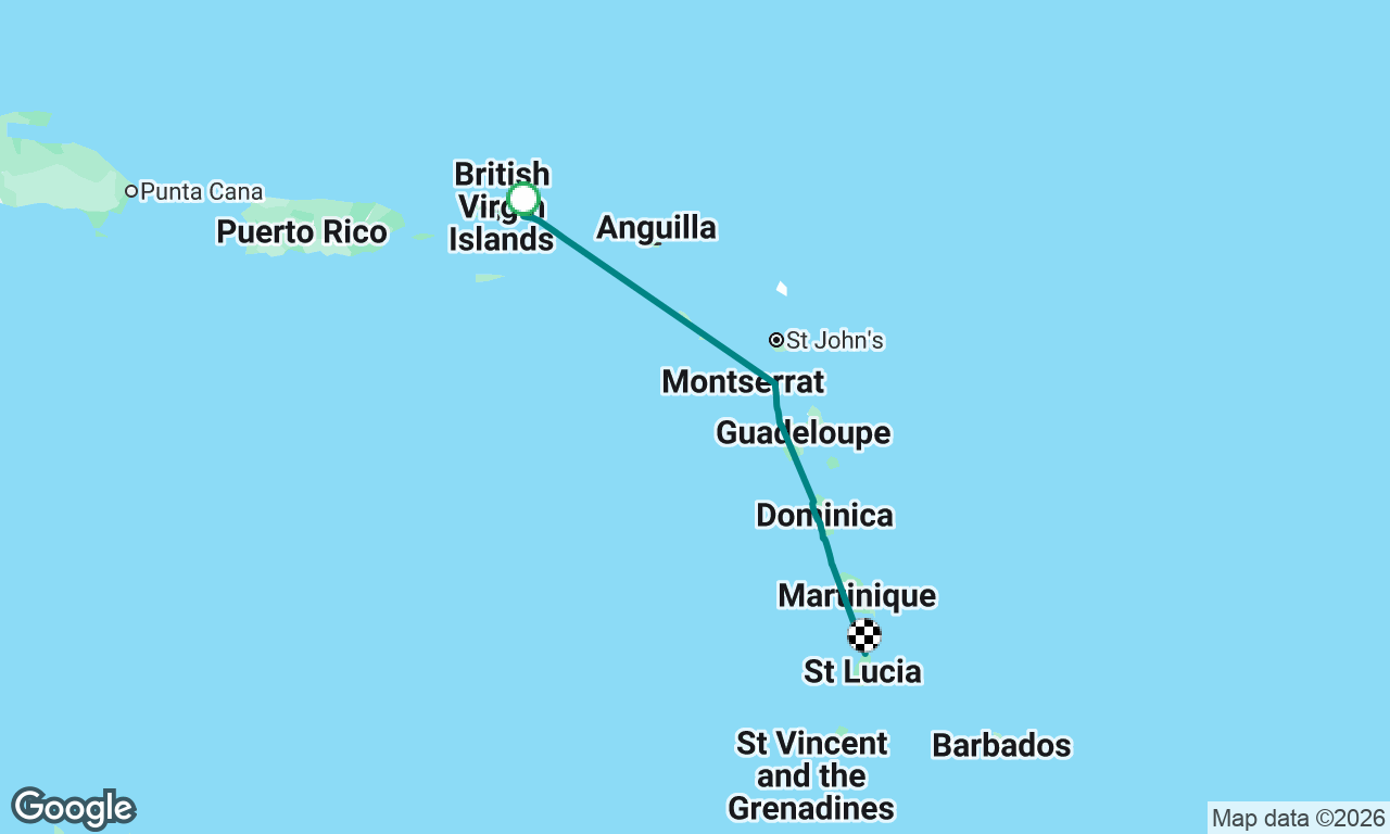 Voyage map