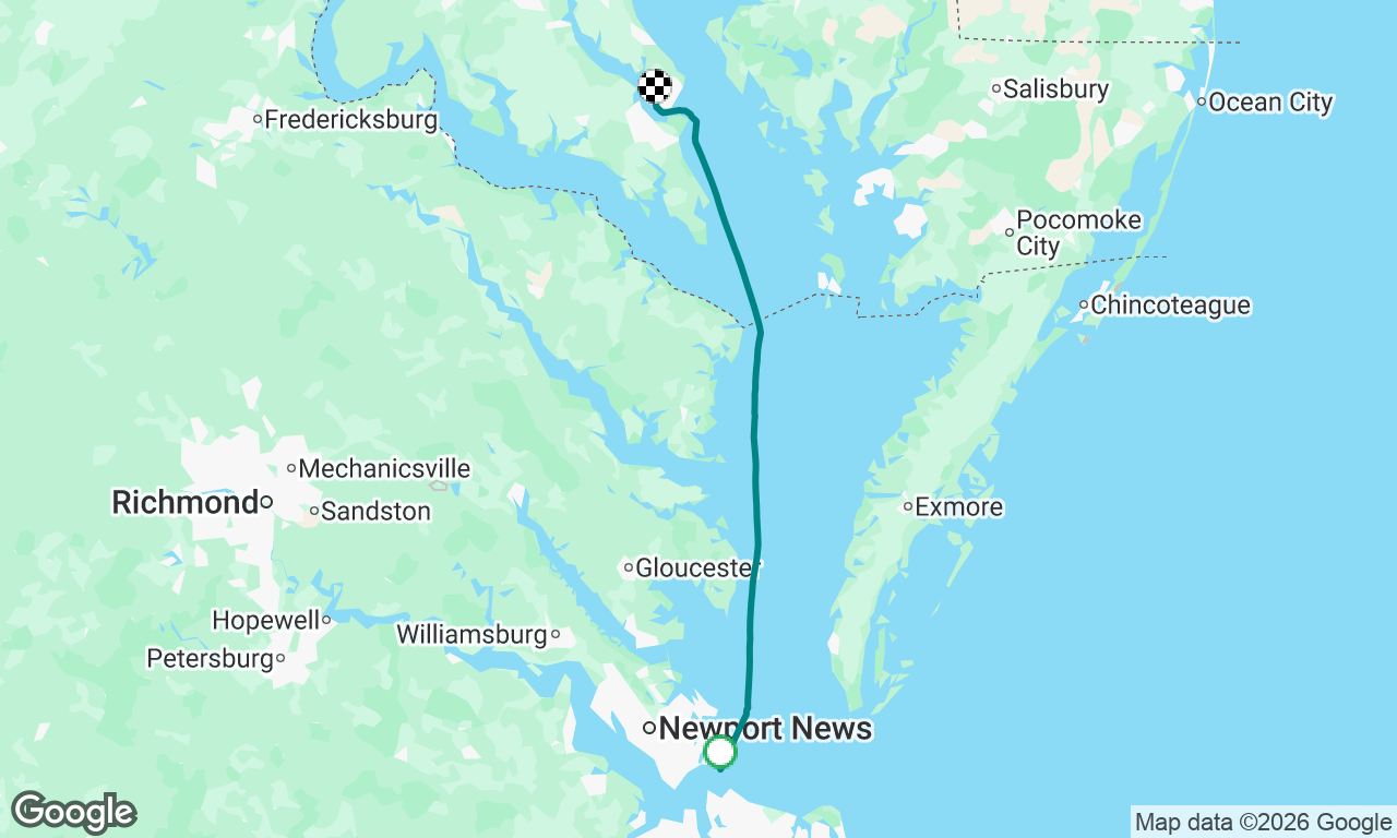Hampton to Solomons