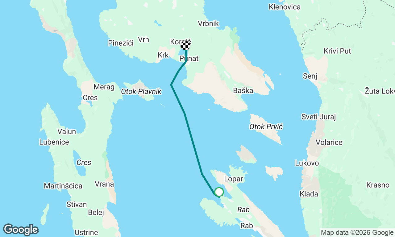 Gonar to Punat Marina