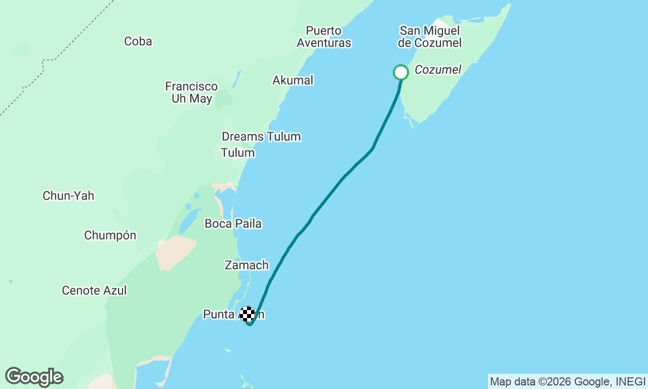 Cozumel to Punta Allen