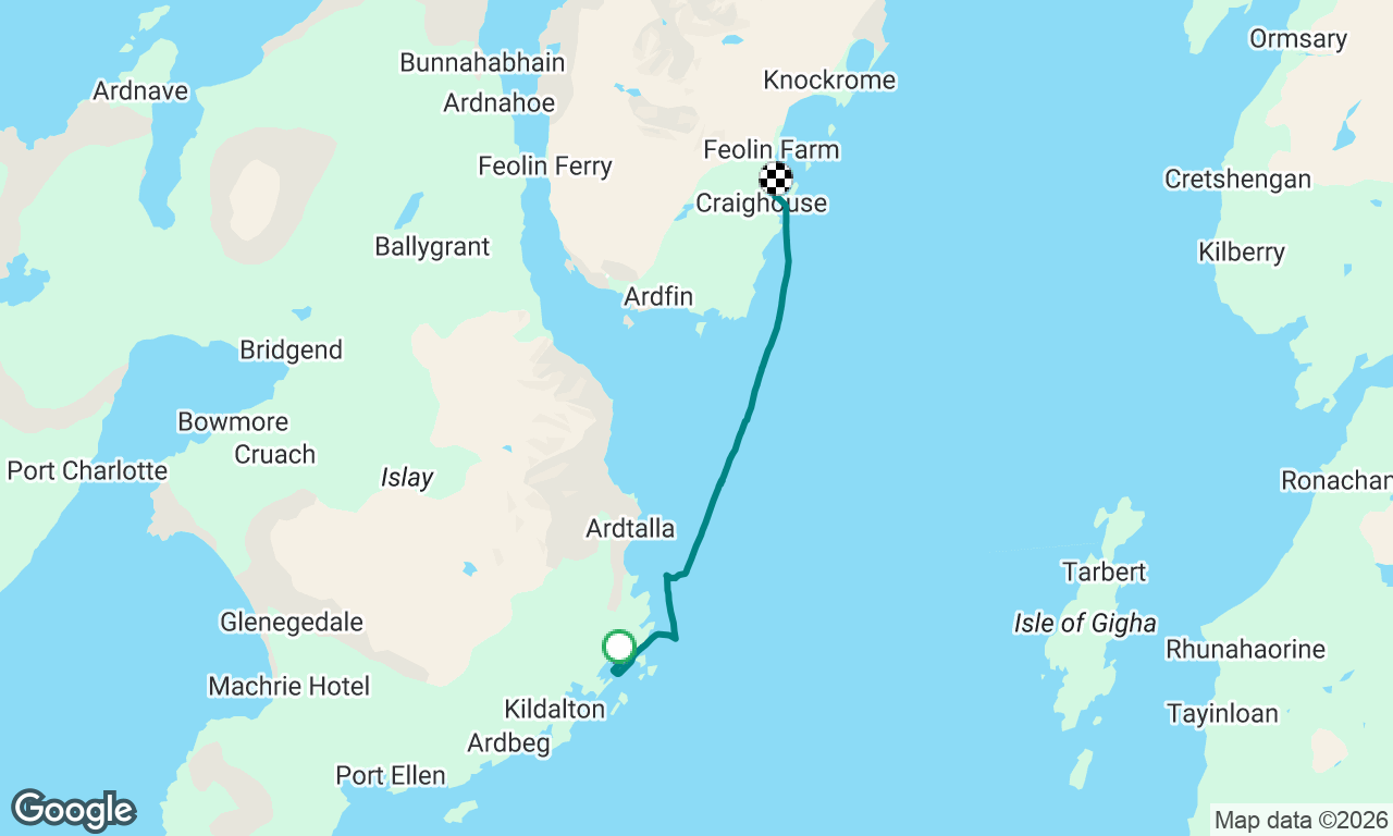 Kintour to Craighouse