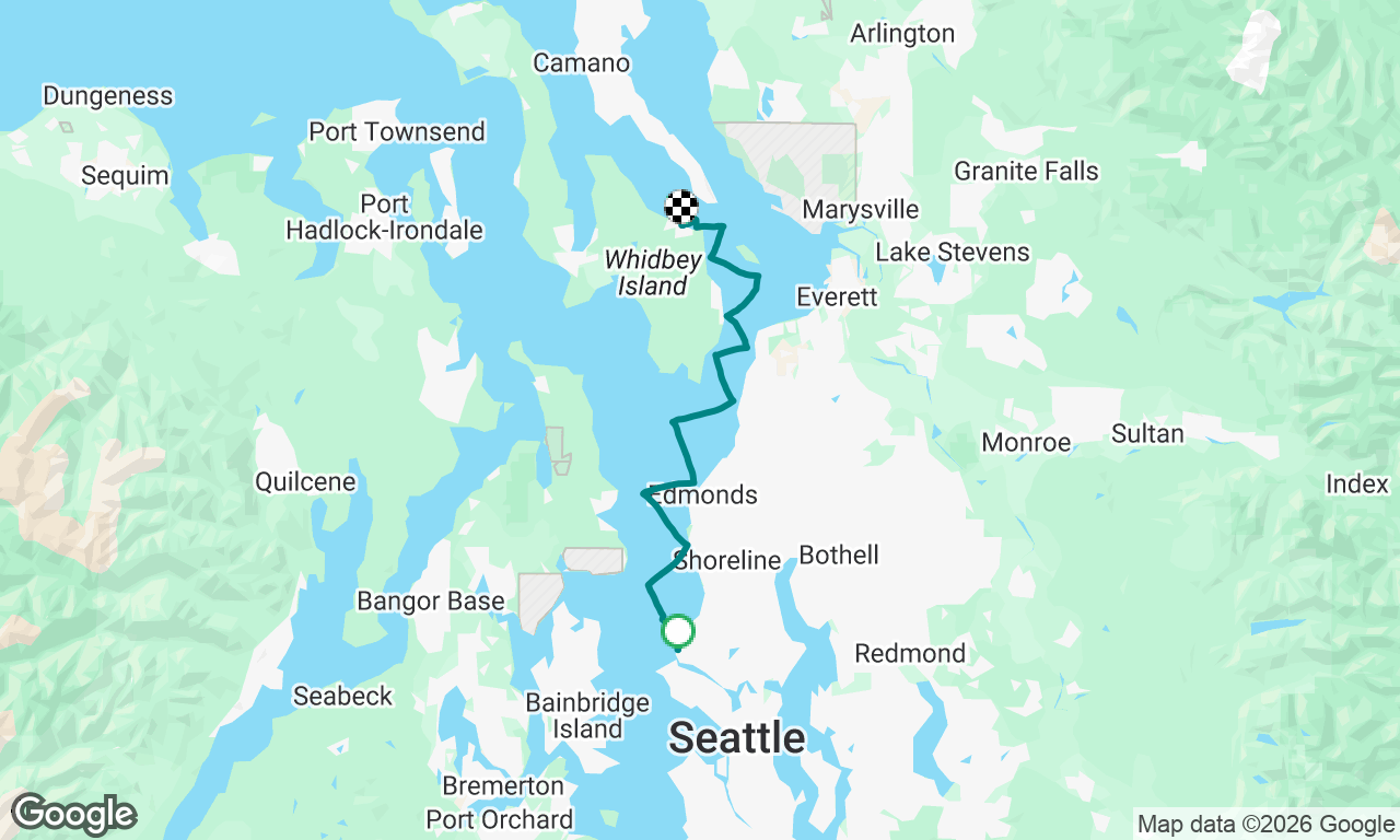 Seattle to Langley