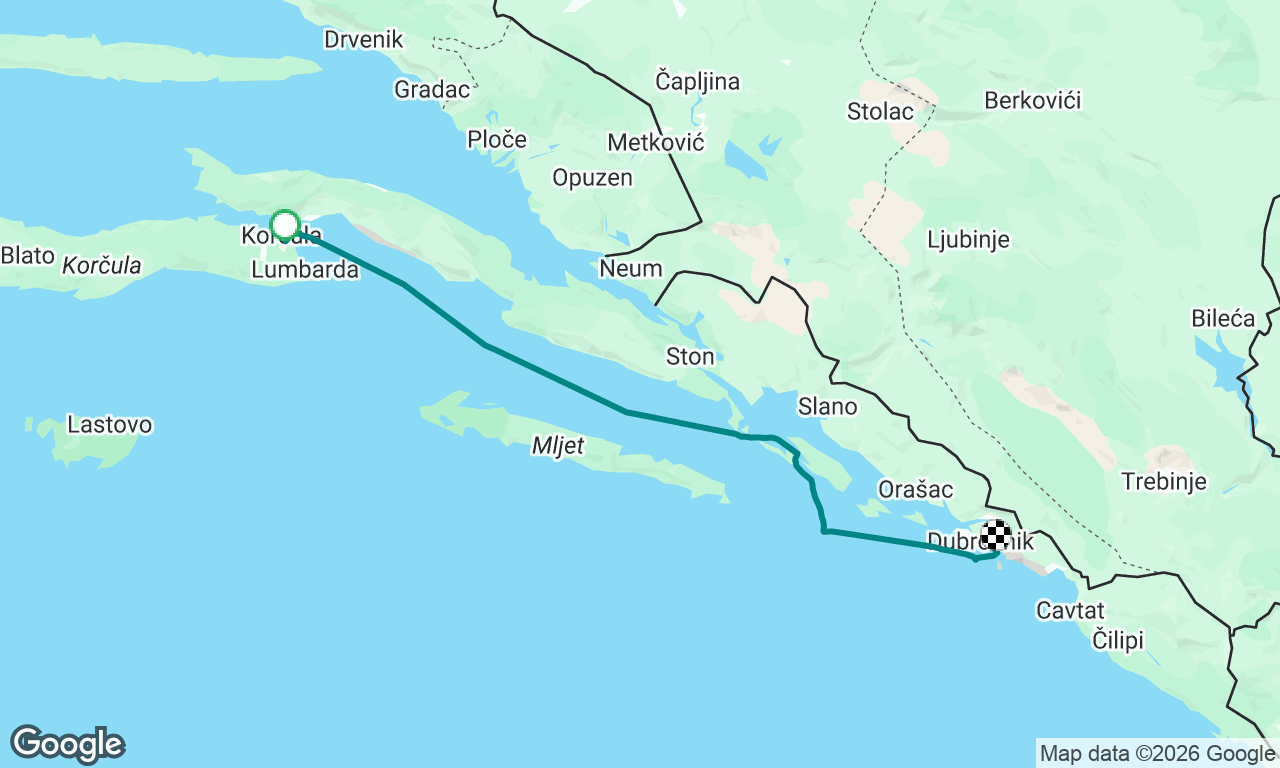 Voyage map