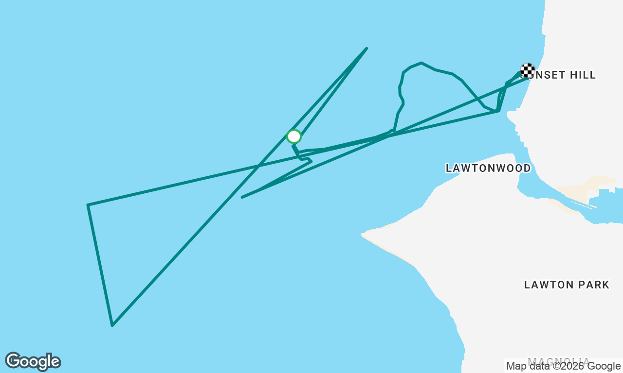 Little sunset sail around shilshole w Helen