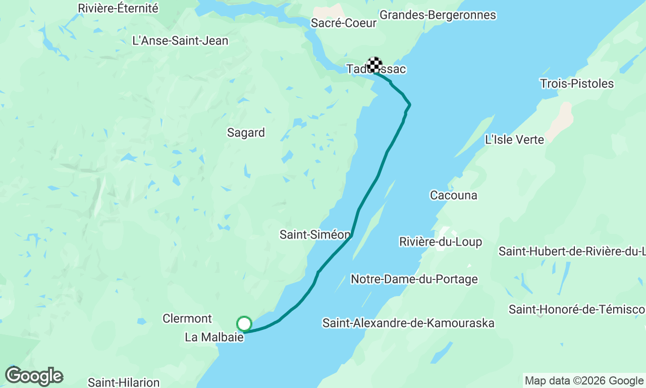 Voyage map