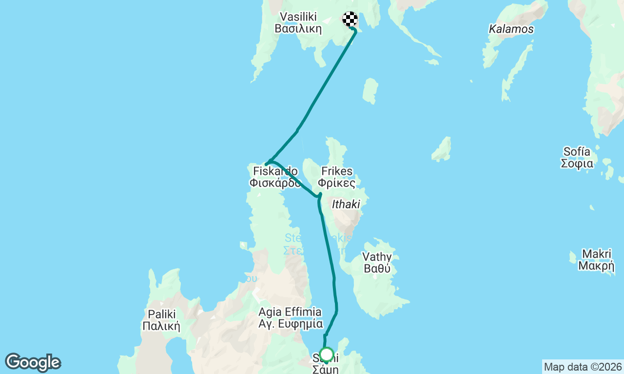 Voyage map