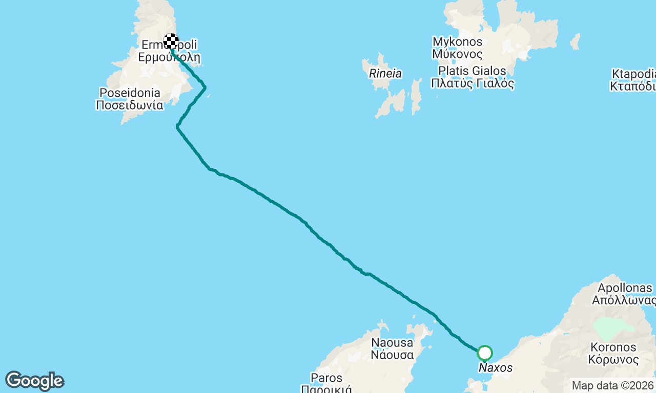 Voyage map